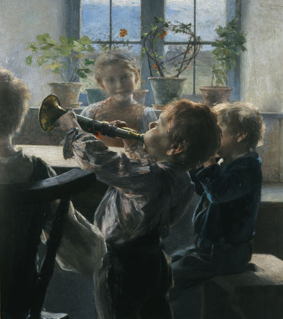 Ιακωβίδης Γεώργιος (1853 - 1932)<br>Απόσπασμα από την "Παιδική συναυλία", 1899