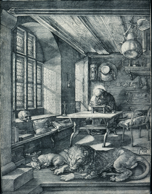 Durer Albrecht (1471 - 1528)<br>Ο Άγιος Ιερώνυμος στο σπουδαστήριο, 1514